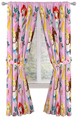 Marvel Avengers Blue Icons 84 Inch Drapes - Beautiful Room Décor & Easy Set Up, Bedding Features Captain America & Iron Man - Curtains Include 2 Tiebacks, 4 Piece Set (Official Marvel Product)