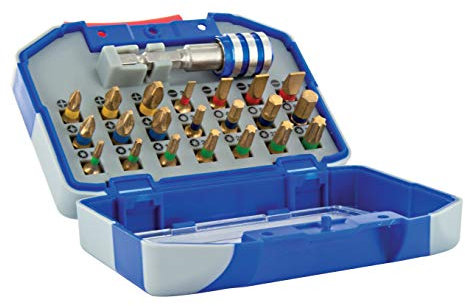 Tivoly 11521572005 Set Schraubendreher-Bits für Torsion Diamant Technic 22-teilig