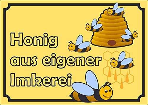 Werbeaufkleber Aufkleber Honig A5 (148x210mm)