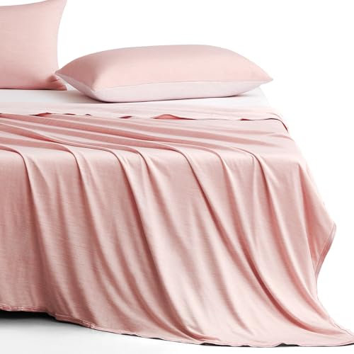 Elegear Kühldecke 200 x 220cm, Japanische Arc-Chill 3.0 Q-Max>0,5 Kühlfasern 2in1 Selbstkühlende Sommerdecke doppelseitige, absorbiert Körperwärme, kühlende Decke für Menschen Dünne Wohndecke Rosa