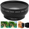 Obiettivo grandangolare 0.45X, lega di obiettivo grandangolare da 43 mm 0.45X e vetro ottico per obiettivi per fotocamere con apertura del filtro da 43 mm