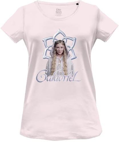 The Lord Of The Rings Damen Wolotrmts004 T-Shirt, Rosa, Small