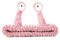 Molain Gesicht Waschen Stirnband Palm Und Schnecke Spa Haarbänder Make Up Stirnbänder Frauen Cartoon Niedlich Korallen Fleece Elastisches Kreative Haarschmuck Zum Dusche Sport Schönheit (Rosa)