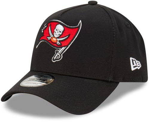 New Era Tampa Bay Buccaneers NFL Evergreen Schwarz Verstellbare 9Forty A-Frame Cap - One-Size