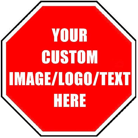 Targa in metallo con scritta in lingua inglese Custom Signs Design with your own image/logo/testo, stile vintage, per pareti esterne, cartelli stradali, decorazione per interni, regalo aziendale,