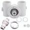 CHEOTIME Buse De Jet De Piscine, Buse De Massage De Piscine en Plastique Buse De Spa Buse De Massage De Jet De Spa Accessoires D'équipement De Piscine