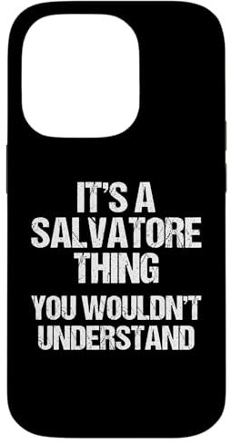 Es ist eine Salvatore-Sache (du würdest es nicht verstehen) - Salvatore Hülle für iPhone 14 Pro