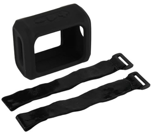 BeisDirect Étui de protection en silicone pour haut-parleur portable JBL GO 3, étui de protection avec sangle fixe (noir)