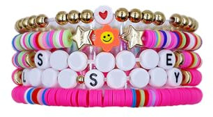 Lolileo 5PCS Bohemian Friendship Bracelet,Handgefertigte Album Inspiriertes Armbänder,Handgefertigte T-inspirierte Armbänder, Friendship Bracelet Kit,Bunte Freundschaftsarmbänder Armband für Fans (C)