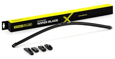 RIDEX PLUS Scheibenwischer Wischblatt Stück Vorne Länge: 600mm Flachbalkenwischblatt Kompatibel mit VW Golf 6 5K1 für Linkslenker 298W0149P