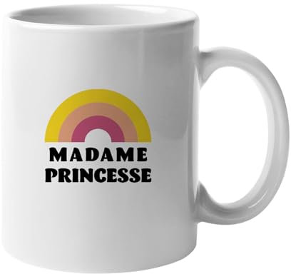 We Are Family, Mug Humoristique, Madame Princesse Waf, Thème Caractère, Idée Cadeau Original Humour, Idée cadeau Famille, Ami, Collègue, Anniversaire, en Céramique, 330 ml, Blanc
