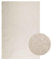 vidaXL Teppich ZIZUR Creme 160x230 cm Jute-Optik Indoor und Outdoor, Fußmatte, Bodenteppich, Teppichboden, Bodenmatte, Flächenvorleger, Innenteppich