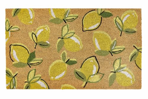 My Mat Lemons Coir Doormat, 45x75cm