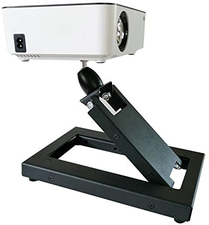 CWCQGH Projector Mount Small Projector Stand Foldable Adjustable Angle Projector Desktop Stand Suitable for Bedroom Public Living Room and Office Adjustable Projector Stand