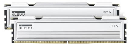 KLEVV FIT V 32GB (2X 16GB) DDR5 Gaming RAM 6000MT/s PC5-48000 Ungepuffert Non-ECC 1,35V CL30 Speicherkit