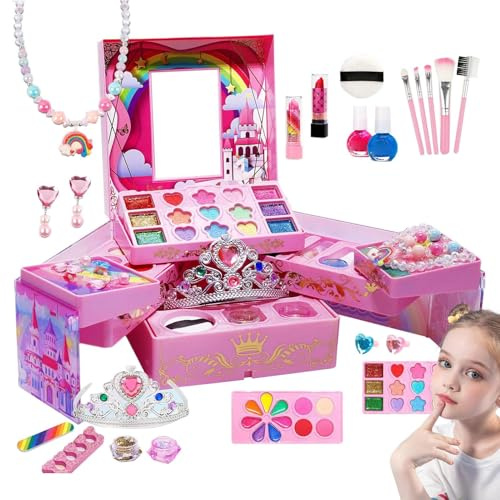 Make-up-Set für Make-up, Kosmetik, Prinzessin, Simulationsspiel für Kleinkinder