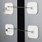 Refrigerator Locks,Fridge Lock,Freezer Lock with Key for Child Safety,Locks to Lock Fridge and Cabinets (White Fridge Lock-2Pack)