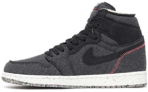 Nike Herren AIR Jordan 1 HIGH Zoom SH Basketballschuh, Black Flash Crimson Wolf Grey, 47 EU