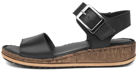 Hush Puppies Women's Ellie Heeled Sandal, Black, 6 UK