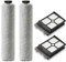 Supremery 2x Ersatzfilter 2x Bürstenrolle kompatibel mit Tineco iFloor 3 / Floor One S3 - Hepa Filter Rolle Bürste Ersatzrolle Ersatzbürste Zubehör Set