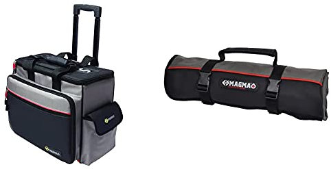 C.K Magma MA2650 Tool Trolley & MA2718 Tool Roll, Black