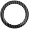 Aramox Smart Lenkrad-Mittelring, Lenkrad-Emblem-Verzierung, Carbon Fiber Lenkradbezug Zierleisten Ring Lenkrad Emblem Ersatz für Smart Fortwo/Forfour 453 2015-2021