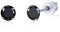 Limerencia Titan Ohrringe für Damen Herren, G23 Medizinische Ohrstecker Hypoallergen Gesundheitsstecker Ohrringe, 8 Farben 5MM CZ Ohrringe für empfindliche Ohren Mode Damenschmuck