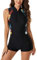 Maeau - Swimwear Women One Piece Swimsuits Surf Suit Short Sleeve Athletic Swimwear Ladies Rash Guard Swimming