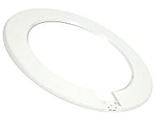 sparefixd Marco de puerta frontal exterior blanco para adaptarse a lavadora Electrolux