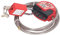 Câble de Consignation Réglable en Acier Inoxydable et Jeu de Cadenas de 38 Mm, avec 2 Clés, pour Environnements Industriels, Chimiques, électriques et Inflammables