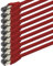 Cavo di rete Cat 8, 0,5 m, CAT8, rosso – 10 pezzi Cat.8 Lan 2000 Mhz 40 Gbit s 40GBase-T Poe+ cavo patch Ethernet, LSZH, 10 x 0,5 m, rosso