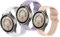 Xisair 3PCS Correas Compatible con Samsung Galaxy Watch 6/5/4 40mm 44mm Correa de Silicona para Galaxy Watch 5Pro 45mm, Galaxy Watch 6 Classic 43mm 47mm Correa de Reloj para Damas Hombre