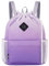 WANDF Drawstring Backpack Sports Gym Bag with Shoes Compartment, Water-Resistant String Backpack Cinch for Women Men (Purple Gradient,Large)
