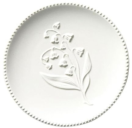 Cabilock Plato De Cena En Relieve Correlle Platos Antiguos Para Servir Placa En Relieve Bandeja De Mesa Plato Redondo De Pasta Comida Sushi Porcelana De Magnesia Flores