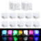 HENGBIRD 12 Stück LED Eiswürfel für Getränke, Flüssigsensor Blinken LED Glühen Licht Wasser Tauch Leuchten Led Eis Farbwechsel für Champagner Tower Bar Club Trinken Wein Hochzeit Party Dekoration