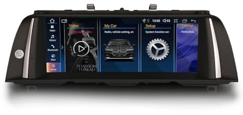 GONFEN Android 13 Qualcomm 8-Kern Autoradio GPS Navi für BMW 5er F10 F11 (2013-2016) NBT mit 10,25 HD IPS Bildschirm Carplay Android Auto iDrive Bluetooth WiFi 4G Canbus USB DAB+ DSP 4GB RAM+64GB ROM