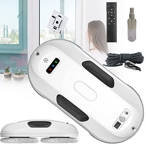 XNZJHPP Electric Window Cleaner Robot with Auto Water Spray,Window Vacuum Cleaner Smart Glass Cleaning Robotic,Intelligent Automatic Cleaner Robot