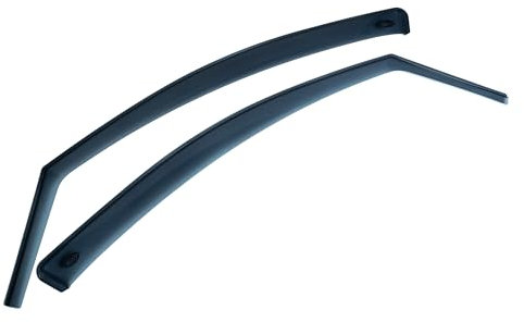 MOTOS Windabweiser Regenabweiser für Fiat Panda II 2003-2012 Ästhetisches Design, Langlebig & Robust, Leichte Installation, Energieeinsparung durch Belüftung, Verringerung von Lärm und Luftturbulenzen