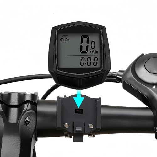 Fahrradcomputer Fahrradtacho und Fahrrad Kilometerzähler Wasserdicht Radfahren Fahrradcomputer mit LCD Display Automatisches Aufwachen Multifunktions für Rennrad MTB