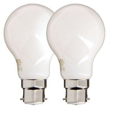 Xanlite - Lot de 2 Ampoules Filament LED A60 Opaques - Culot B22-806 Lumens - Équivalence 60W - 2700K - Blanc Chaud - Éclairage Chaleureux - Économie d'Énergie