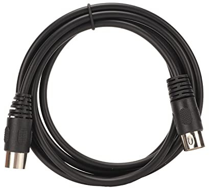 Denash 8 Pin Din Male To 6 Pin Din Male Cable, 1.8m, HiFi Sound, Plug And Play, For Computer Peripherals & Programming Devices