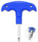 Jaydear Golf Torque Wrench Grip Removal Tool, Golf Wrench Driver Spike Tool, Stainless Steel Golf Head Adjustment Tool, Golf Grip Removal Tool for Golf Club Driver Shaft Adapter, T20, Blue