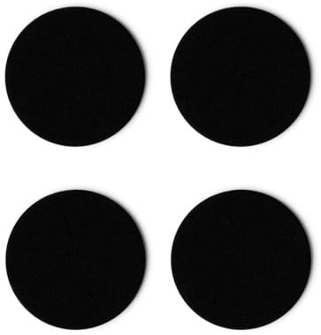 KLODE Filtre Charbon Actif - Lot de 4 Filtres Anti Odeur pour la Poubelle à Compost KLODE - Charbons Actifs pour Poubelles de Cuisine - Longue Durée de Vie : 3 Mois - Dimensions : 8 x 8 x 0.5 cm