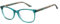 EPISODE Oval Azetat Brillen in Crystal Teal für Damen, Brille mit Sehstärke, optional mit Sonnenbrillen tönung oder Blaulichtfilter (Modell EPO-410-107)