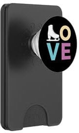 Eiskunstlauf-Geschenk für Mädchen und Frauen; Love to Ice Skate PopSockets PopWallet für MagSafe
