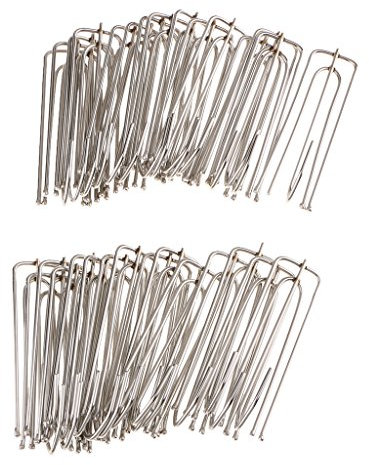 Wdfnexalai 30Pieces Curtain Clip Tape Hooks Deep Prong Pinch Silver - Metal