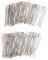 30Pieces Curtain Clip Tape Hooks Deep Prong Pinch Silver - Metal
