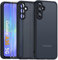 COPIKE Coque Mat pour Samsung Galaxy A36 5G avec Protection Caméra et 2 Pièces Verre Trempé, Étui Arrière Translucide Givrée, Mince Antichoc Anti-Empreintes Digitales Housse, Noir