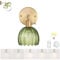 Battery Powered Wall Light,Wall Sconces Set of Two Battery Operated Wall Sconce with Remote Rechargeable Vintage Battery Operated Tulip Lampshade for Bedroom Living Room Hallway Aisle(With dimming bul