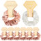 8Pz Scrunchies per Capelli Raso Elastici Capelli Sposa Braccialetti Addio Nubilato Regalo per Damigella d'onore Accessori Addio Nubilato Gadget Matrimonio Festa Compleanno
